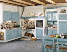 Provence tarzı mutfak iç - dekorasyon ve dekorasyonun ana yönleri
