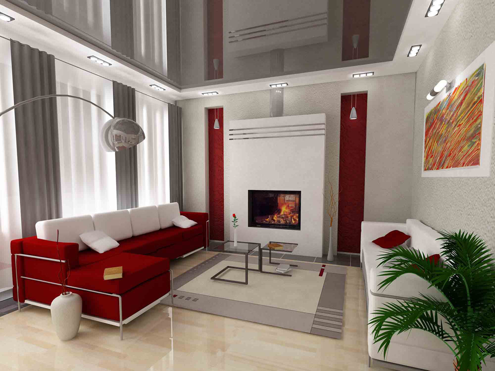 Pros and cons of suspended ceilings for the living room with photo examples