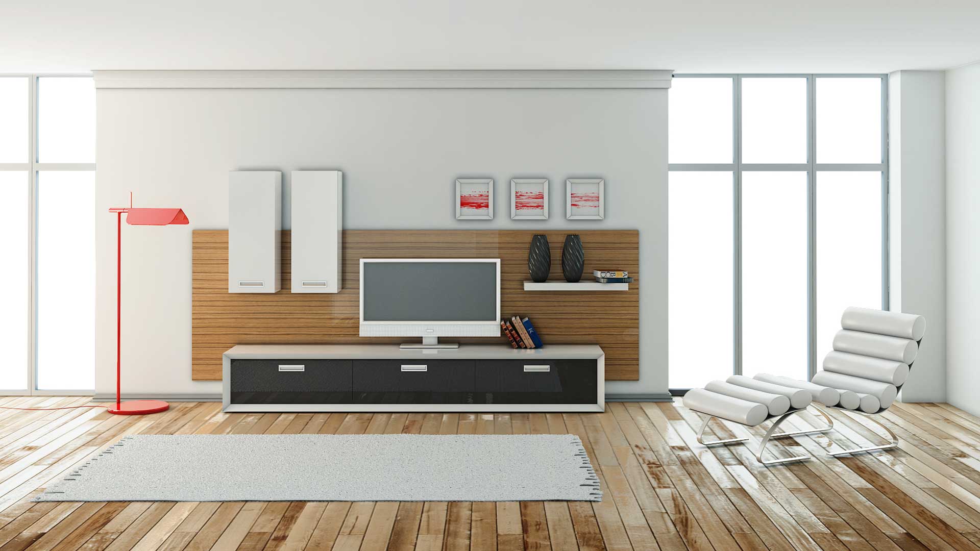 Modular system for a stylish and modern living room