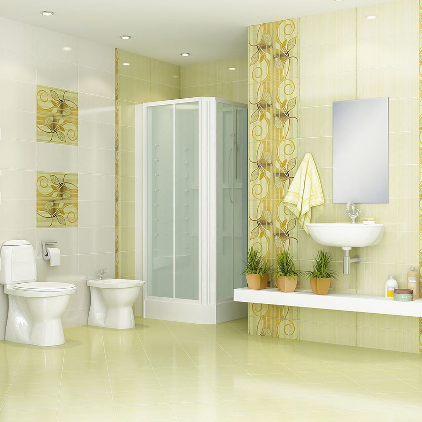 Design e piastrellatura del bagno