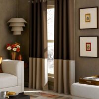 bright bedroom style in chocolate color photo