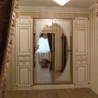 armoire d'angle dans le style de la photo de la chambre