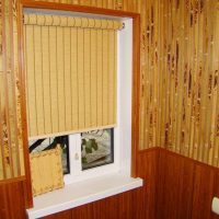 plafond avec du bambou dans la photo intérieure de la chambre