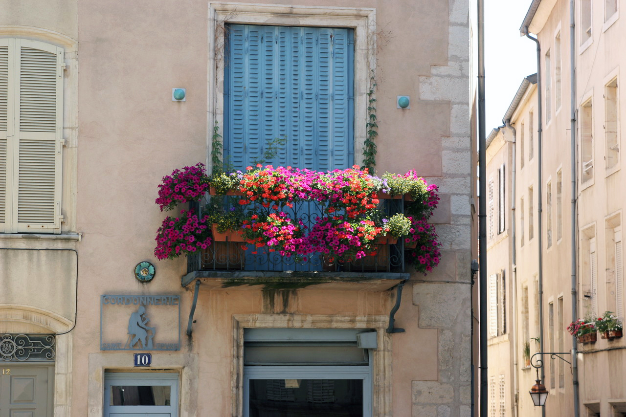 chic flowers on a balcony on whatnot design