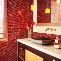 beautiful marsala color in kitchen design photo