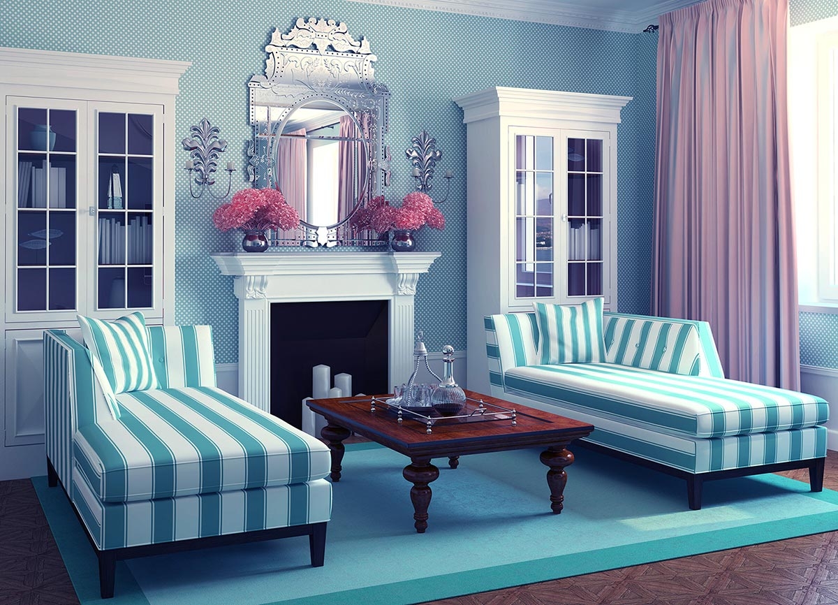 chic room-style tiffany color