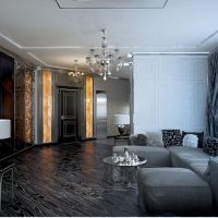 bright art deco interior apartment picture