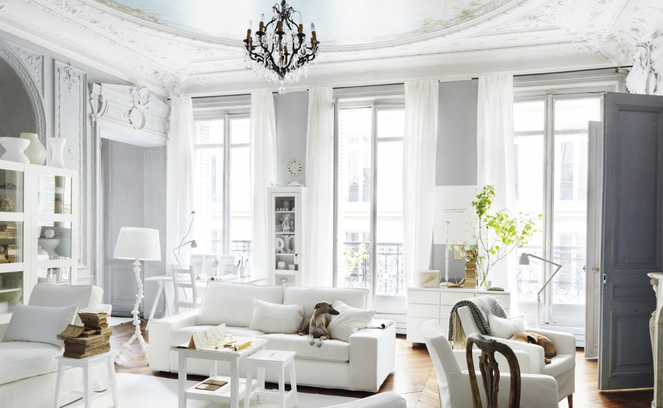 décor lumineux dans un appartement de style français