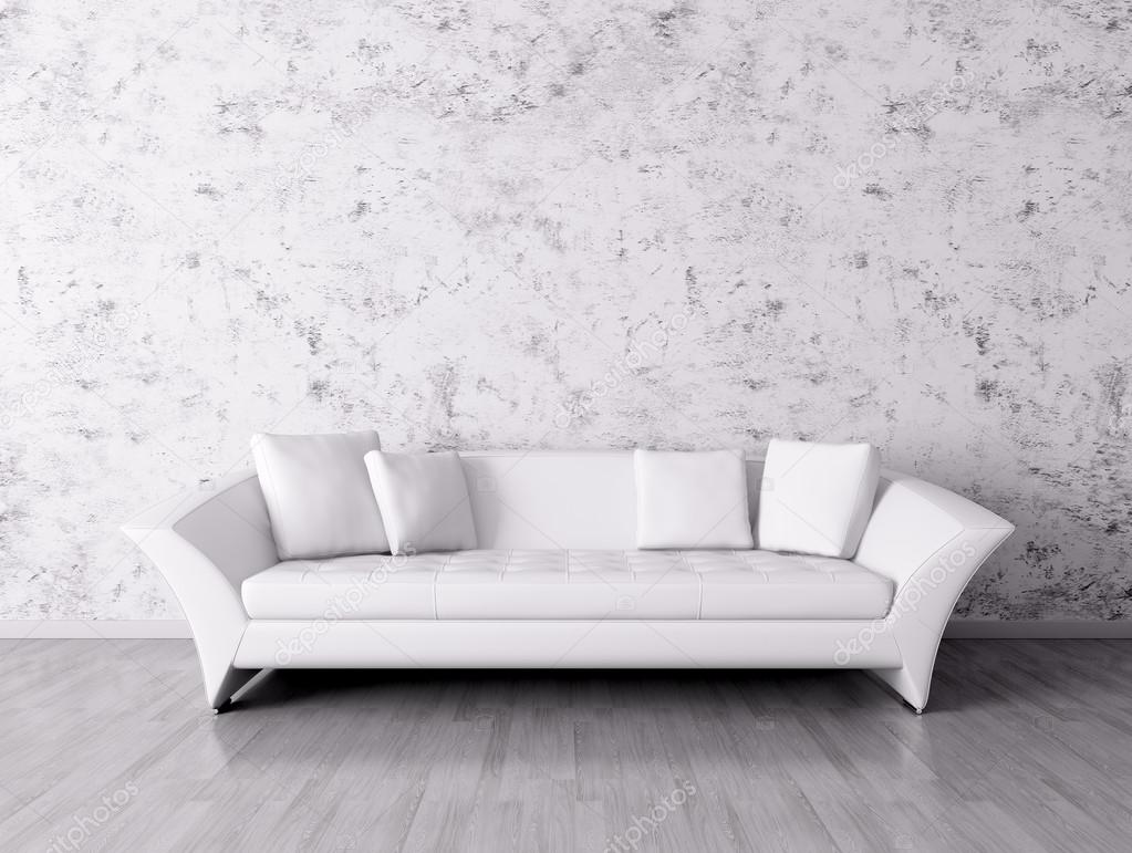 világos kanapé a szoba stílusában