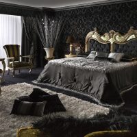 bellissimo design della camera da letto in vari colori