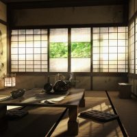 appartamento in stile leggero in foto in stile giapponese