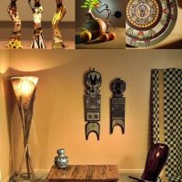 couloir design lumineux en photo de style africain