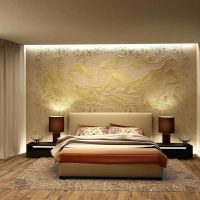 foto di murales camera da letto in stile paesaggio
