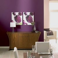 combining lilac in the style of the living room photo