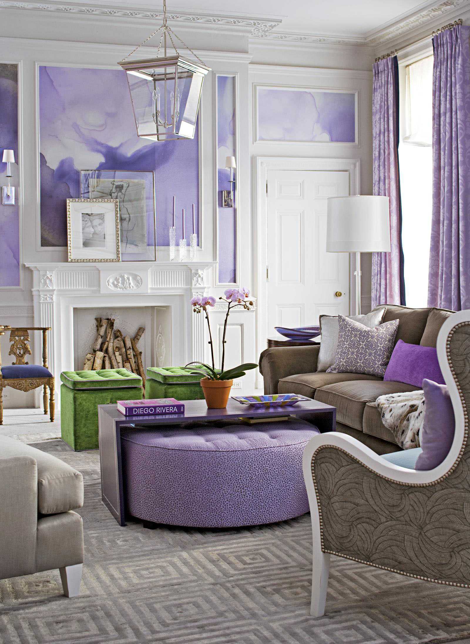 combining lilac in the style of the house