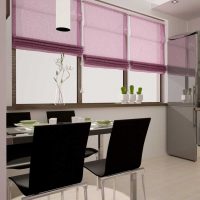 combination of lilac in the living room interior picture