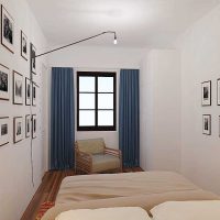 foto di camera da letto in stile svedese chiaro