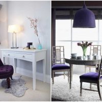 combination of lilac in the living room decor picture
