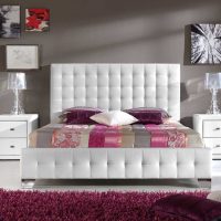 bright white furniture in the interior of the bedroom picture