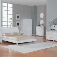 bright white furniture in the design of the living room picture