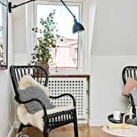 couloir de style inhabituel dans l'image de style suédois