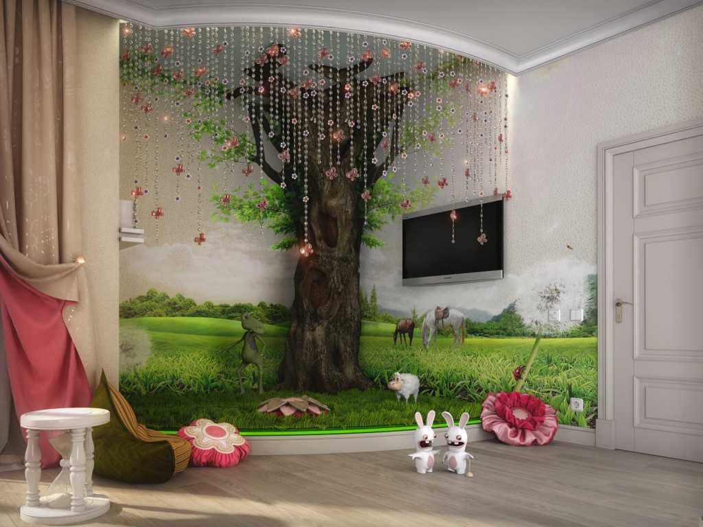 l’idée d’un beau décor pour une chambre d’enfant