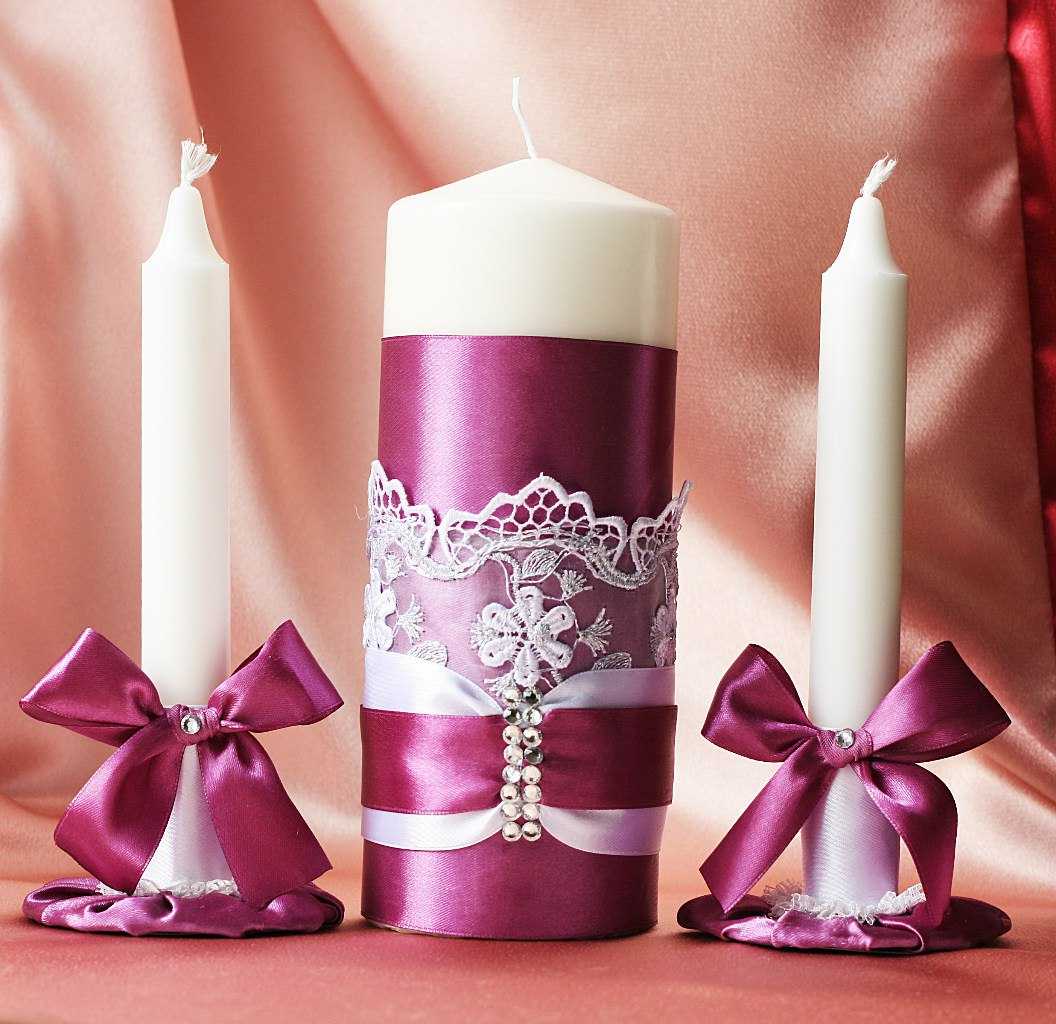 the idea of ​​original decoration of candles with their own hands