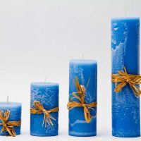 do-it-yourself idea of ​​chic candle decoration photo