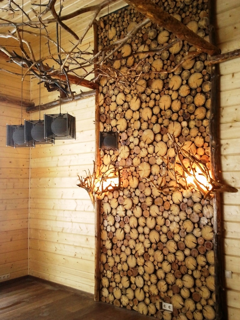 arredamento bellissimo appartamento con tagli di legno