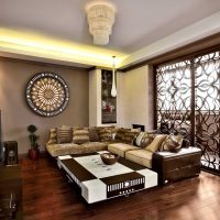 modern design living room in oriental style picture