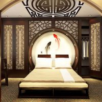 unusual style of the room in oriental style picture