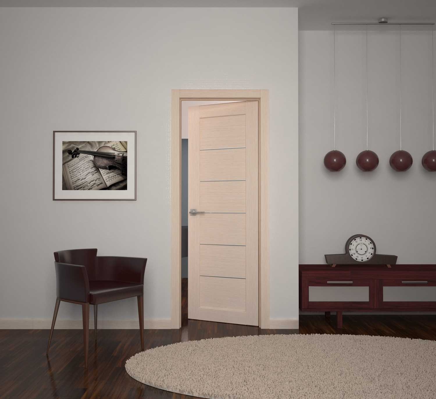 portes en bois dans le style de l'appartement