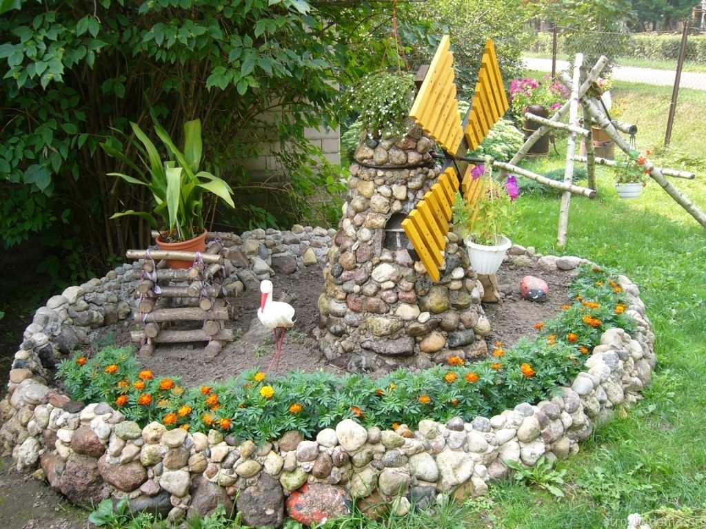 originalna kreacija dizajna vrta s cvijećem