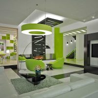 light living room decor in modern style picture