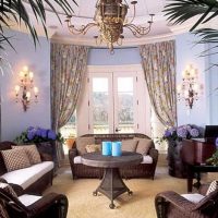 beautiful victorian style living room interior photo