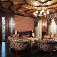 beautiful facade of the room in oriental style picture
