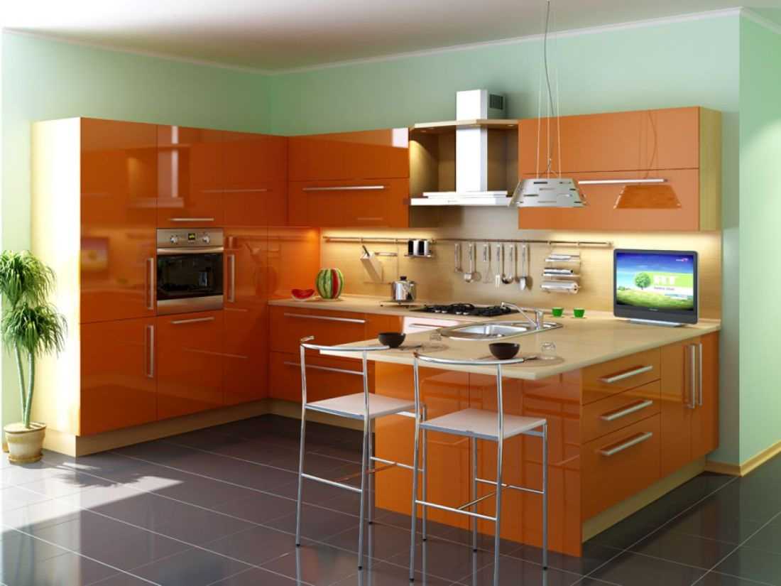 világos színű narancs kombinációja a lakás dekorációjában más színekkel