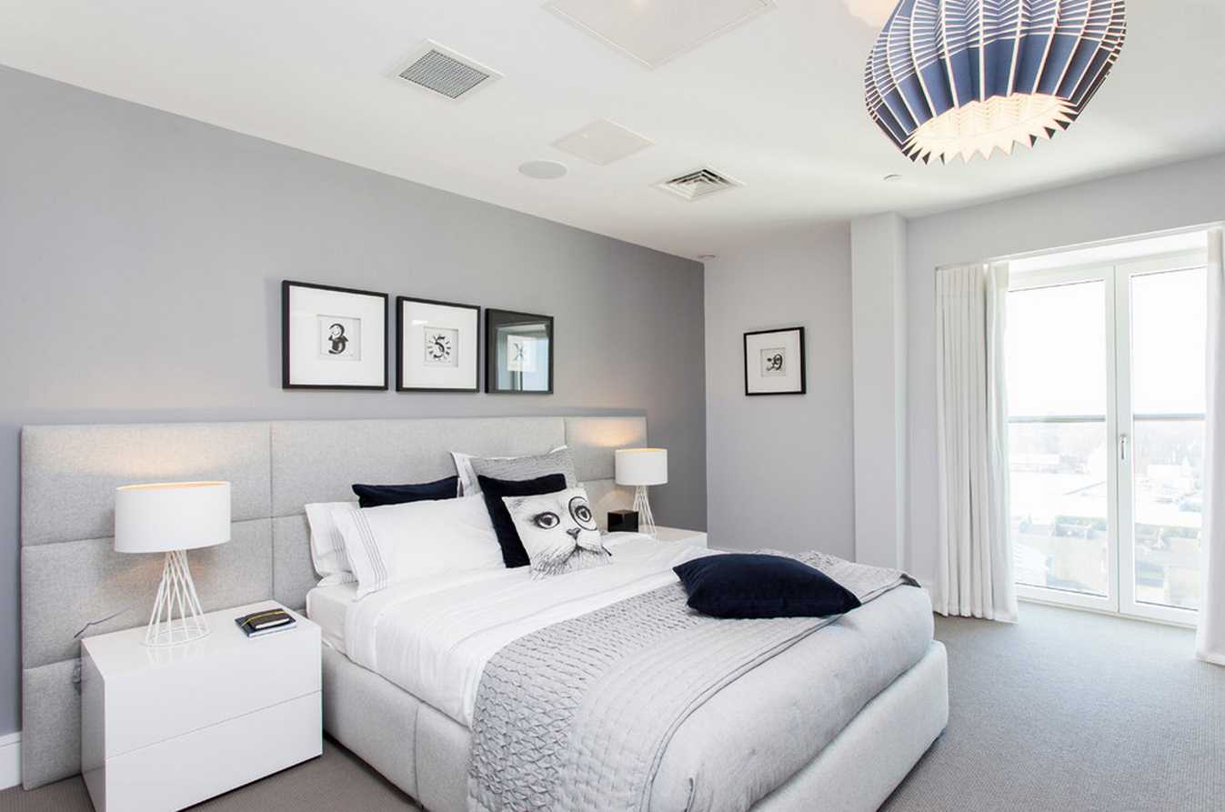 kombinacija tamno sive boje u dizajnu dnevne sobe