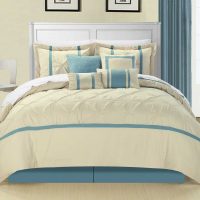 arredamento camera da letto leggera in foto blu