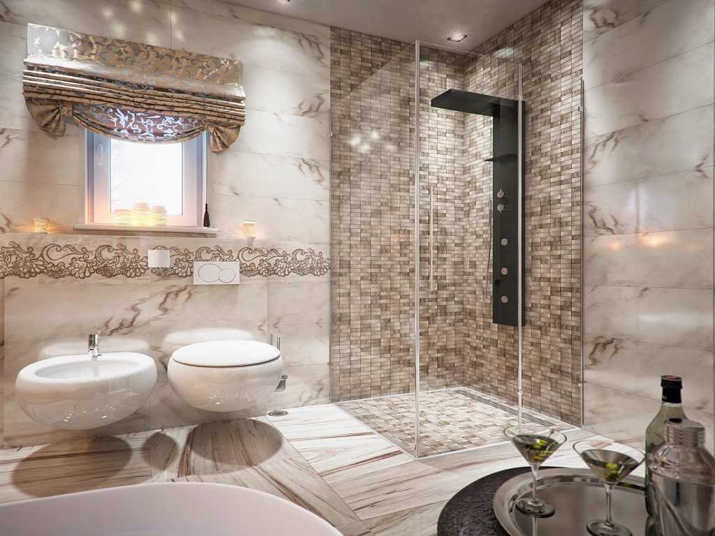 beautiful style shower room