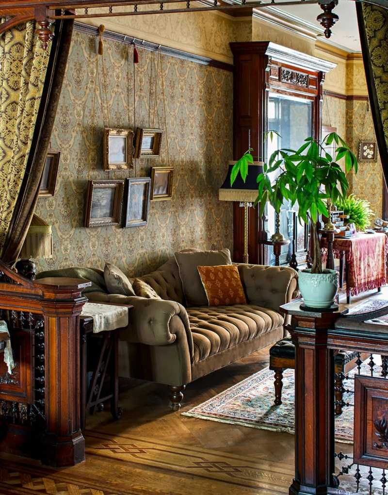 unusual Victorian style apartment design