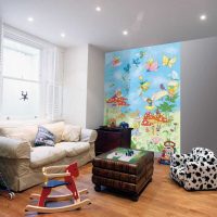 opzione di decorazione luminosa di una camera da letto per bambini