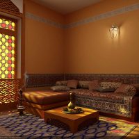 beautiful design of the room in oriental style picture