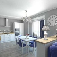 variant of bright apartment design picture