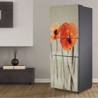 l'idea di una bella immagine di design del frigorifero