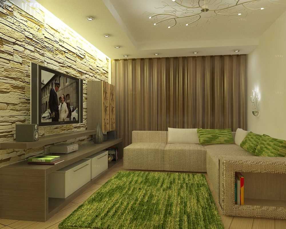 the idea of ​​a beautiful design 2 room apartment