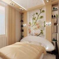 option de décoration lumineuse du dessin de la chambre à coucher