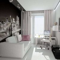 l'idea di un design moderno del soggiorno foto di 17 metri quadrati