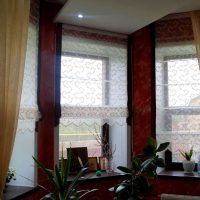 l'idée de rideaux décoratifs inhabituels à l'intérieur de l'appartement picture