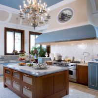 variant of a beautiful kitchen interior photo